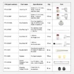 PY-K303D Frontier Consumables Parts Set 3030D