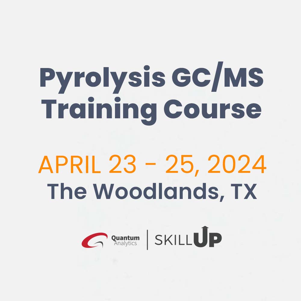 Pyrolysis GC/MS training course april 2024