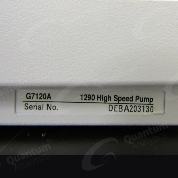 Agilent 1290 Infinity II HPLC High Speed Pump (G7120A).