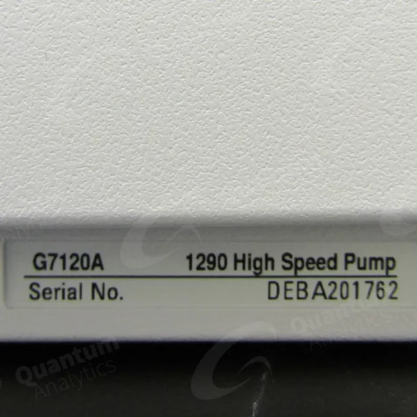 Agilent G7120AR 1290 Infinity II High Speed Pump