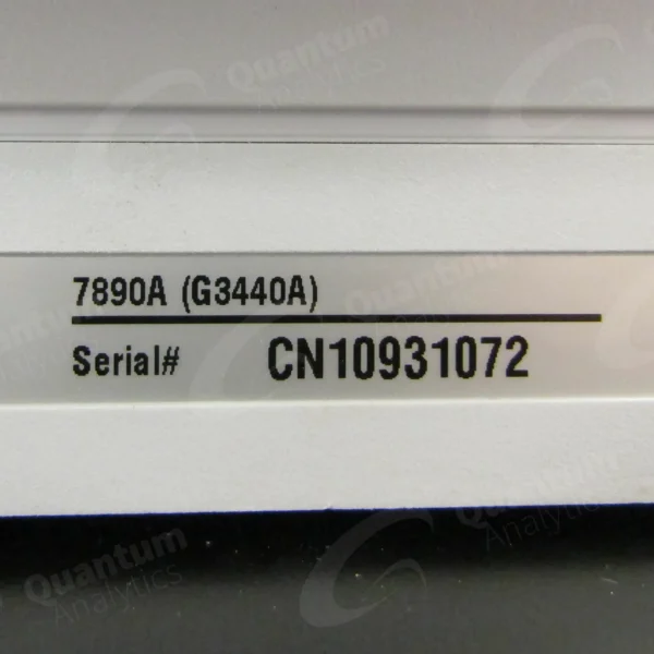 Agilent 7890A GC System (G3440A) - serial number